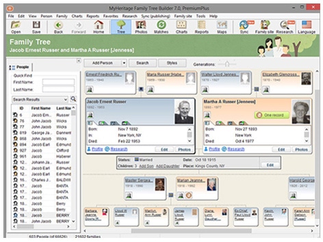 Mac family tree software